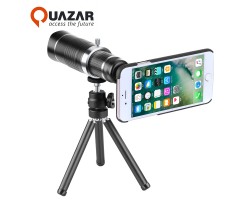 QUAZAR Mobilescope Zoom 20X Univerzális teleobjektív okostelefonokhoz mini fotóállvánnyal